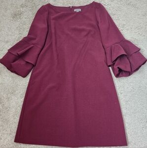 Chelsea28 Maroon Wiggle Dress (Size 10)